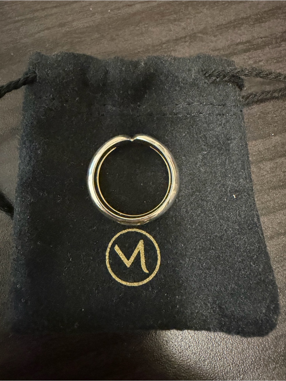 Mejuri Duet Mixed Ring — Gold and Silver - Picture 2 of 8